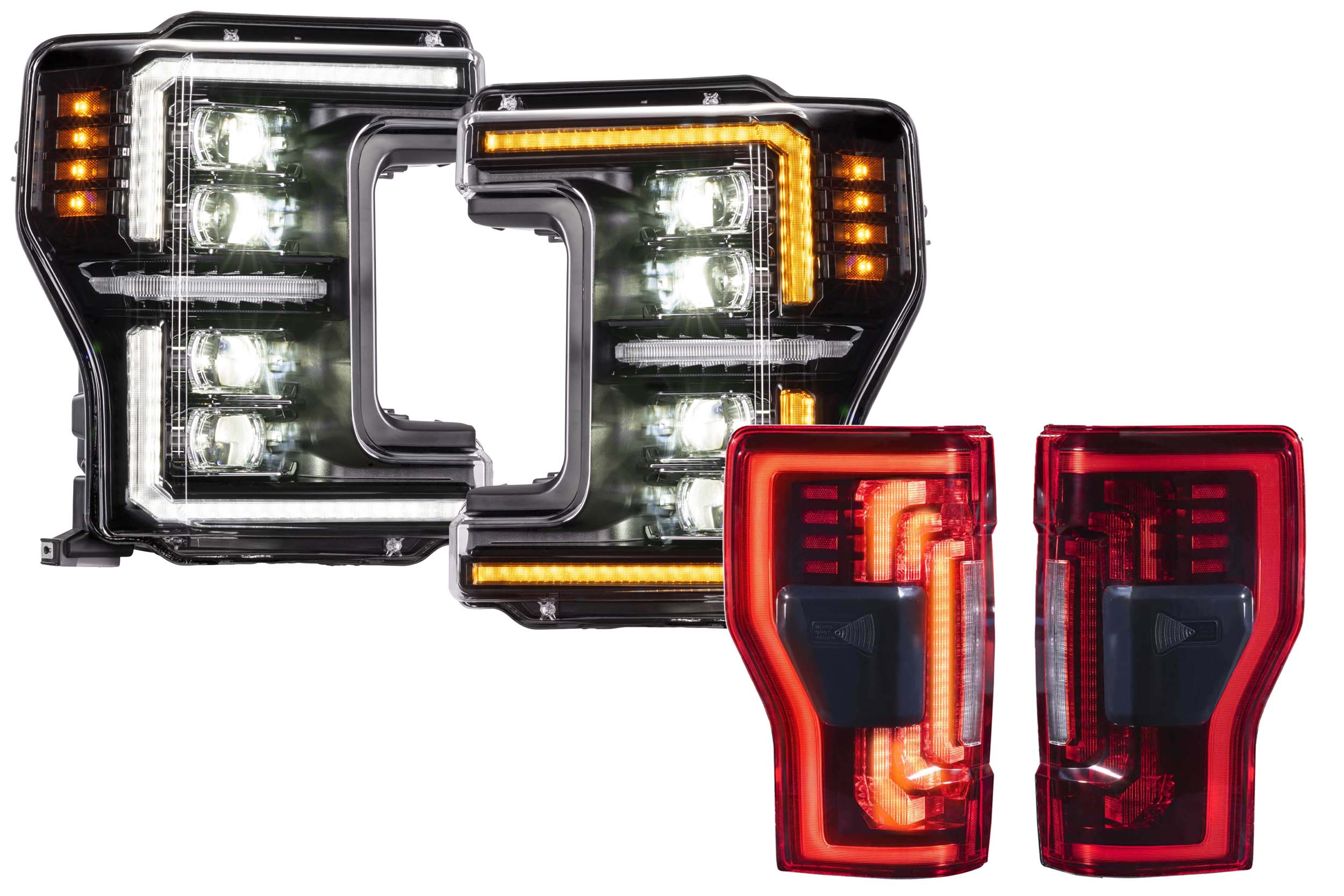 Ford F-250 Super Duty (17-19) Headlight & Tail Light Combo